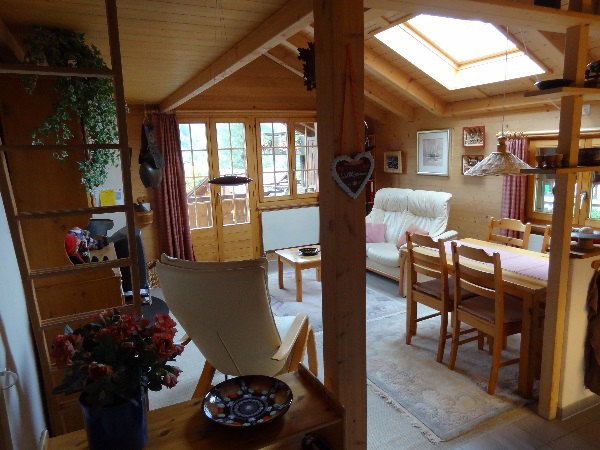 Ferienwohnung in Grindelwald Wohnraum