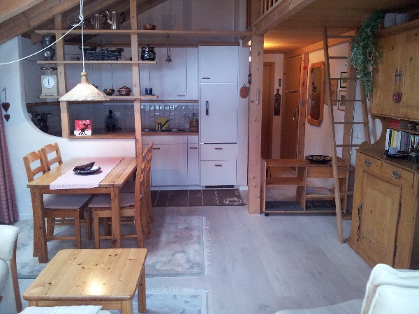 Ferienwohnung in Grindelwald Wohnraum/Eingang