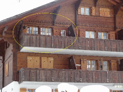 Ferienwohnung in Grindelwald Ansicht Haus Süden